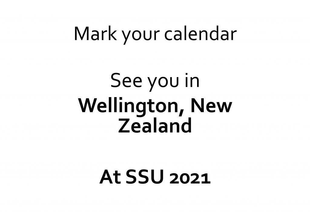Next SSU Venue (SSU4)